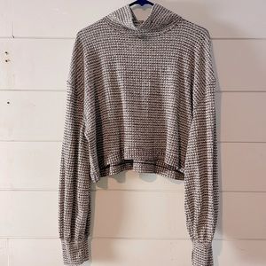 BNWT Free People long sleeved crop blouse size Large